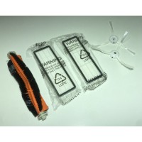Set filtre HEPA + perii pentru colectarea resturilor și marginile laterale pentru robotul aspirator Xiaomi